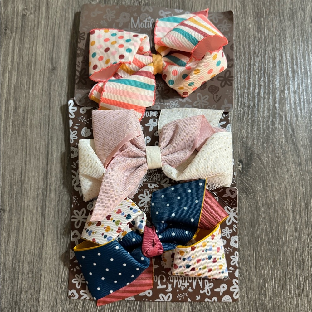 Colorful Hair Bow Set